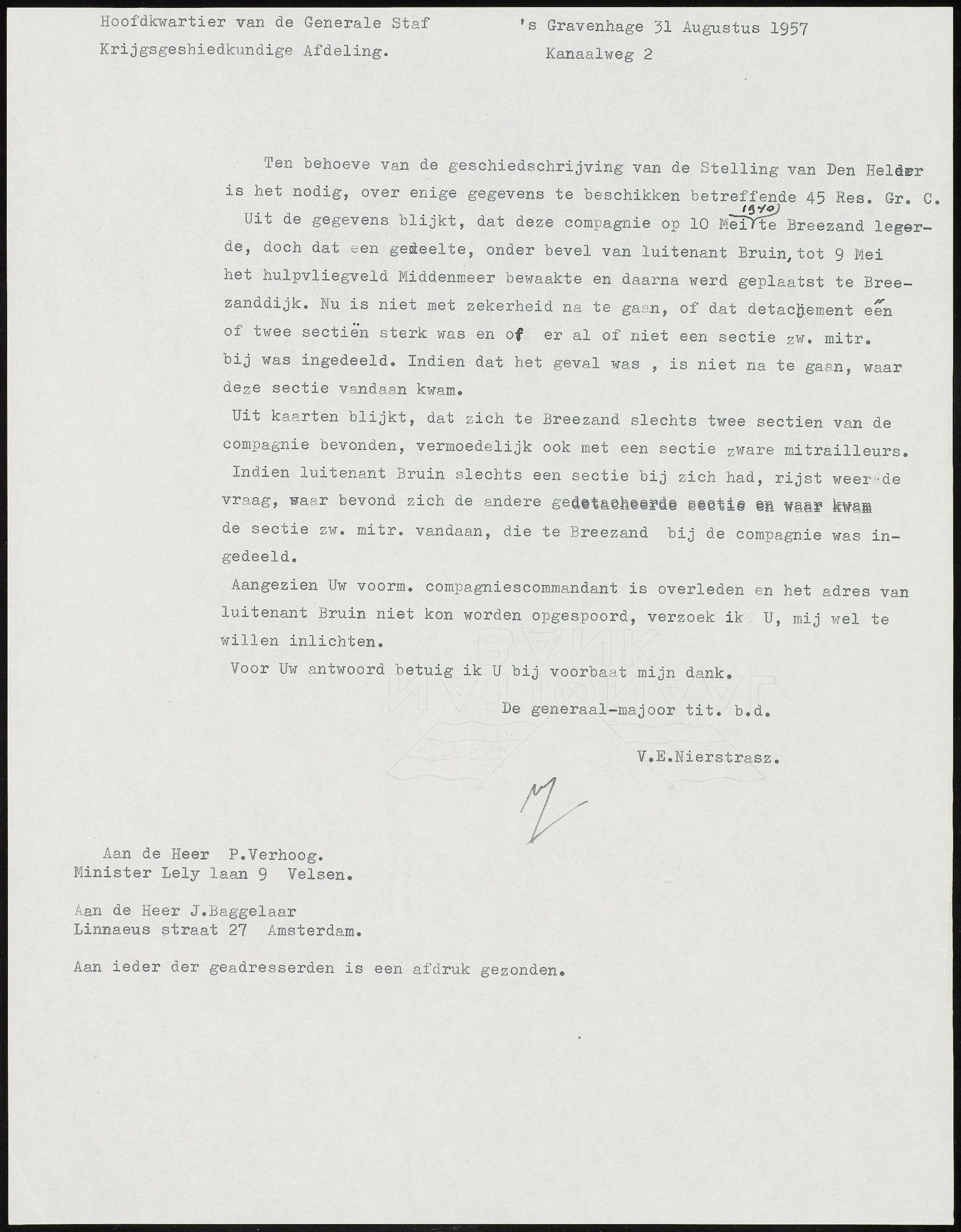 Dossier 45e Res.G.C., blad 4 (vraagbrief Nierstrasz)
