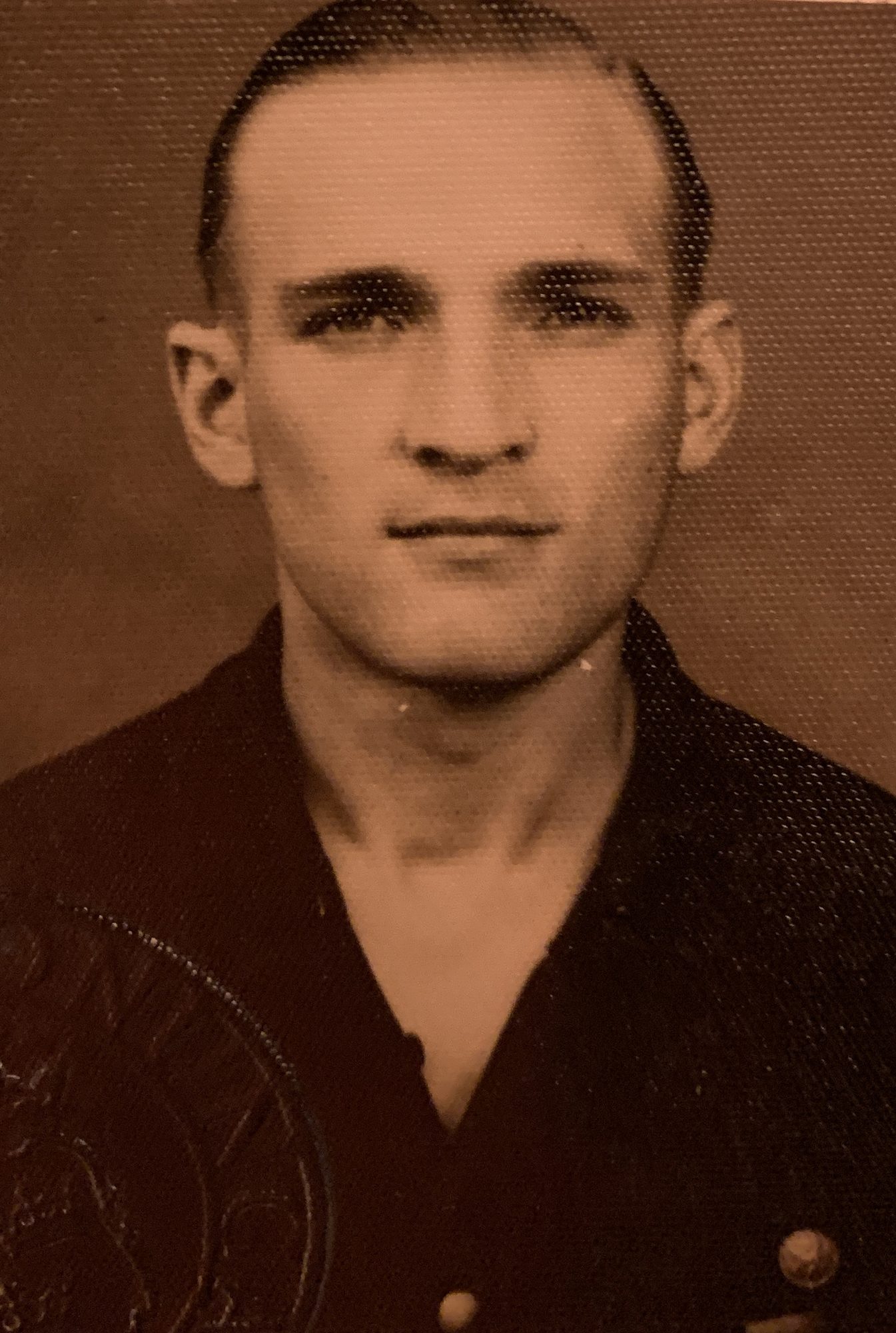 Portretfoto van Gerardus Plaggenburg als jonge man.