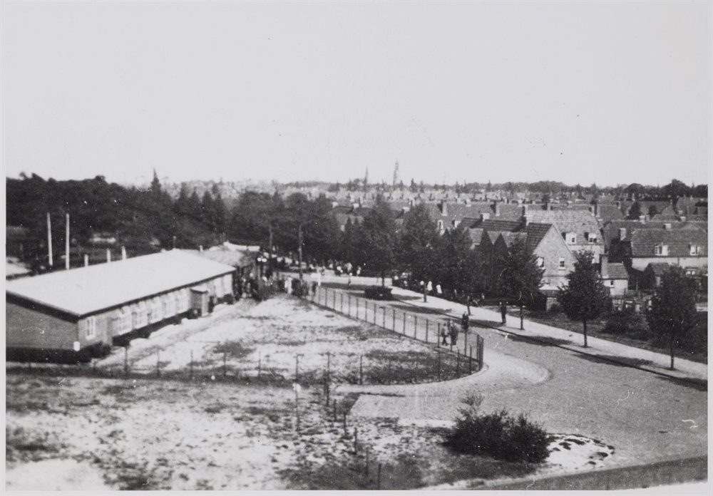 Het Wehrmachtslager aan de Zonnebloemstraat in Amersfoort, 1943.